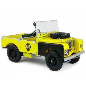 1/18 LAND ROVER - 1948 - YELLOW - AA ROAD SERVICE