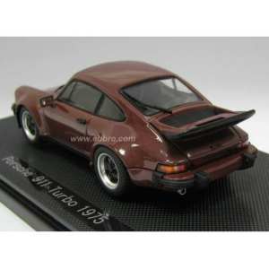 1/43 Porsche 911 turbo 1975, Brown metal.