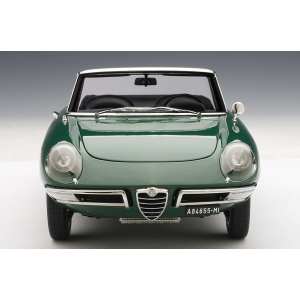 1/18 Alfa Romeo 1600 DUETTO SPIDER (GREEN) 1966 (WITHOUT TOP)