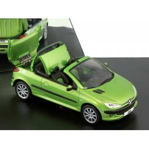 1/43 Peugeot 206 CC зеленый мет