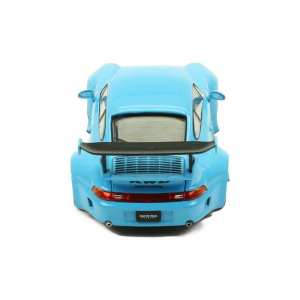 1/43 Porsche 911 RWB 993 Rocket Bunny 2018 голубой Чайхона №1