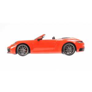 1/18 Porsche 911 Carrera 4S Cabriolet 2019 оранжевый