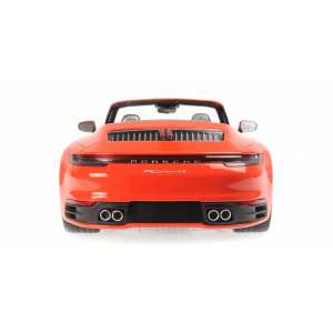 1/18 Porsche 911 Carrera 4S Cabriolet 2019 оранжевый
