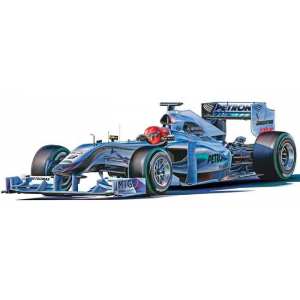 1/24 Болид Формулы-1 Mercedes-Benz GP W01(3 M.Шумахер/4 Н.Росберг)