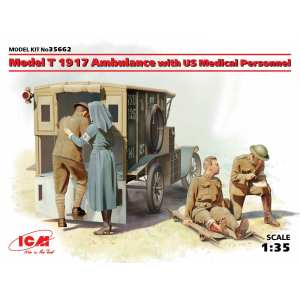 1/35 Ford Model T 1917 Ambulance with US Medical Personnel