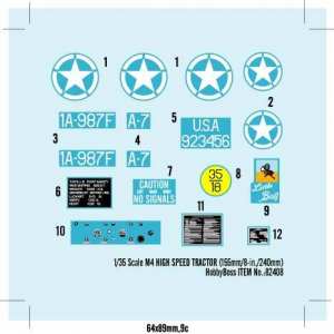 1/35 Танк M4 High speed tractor (155mm/8-in./240mm)