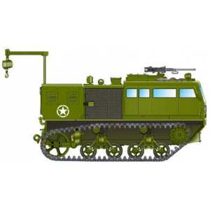 1/35 Танк M4 High speed tractor (155mm/8-in./240mm)