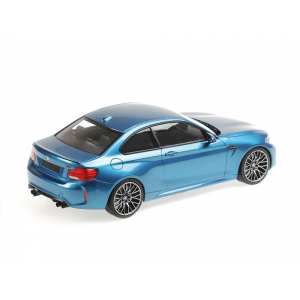1/18 BMW M2 Competition 2019 голубой металлик