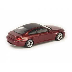 1/43 BMW M6 Coupe E63 2006 бордовый