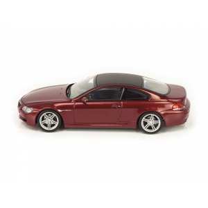 1/43 BMW M6 Coupe E63 2006 бордовый