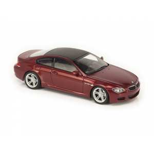 1/43 BMW M6 Coupe E63 2006 бордовый