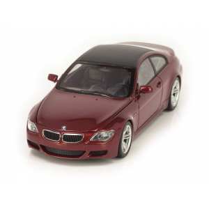 1/43 BMW M6 Coupe E63 2006 бордовый