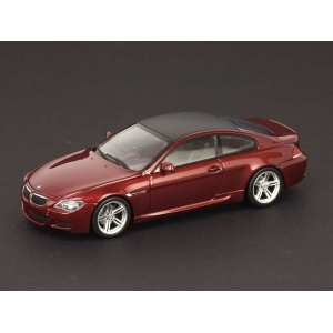 1/43 BMW M6 Coupe E63 2006 бордовый