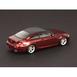 1/43 BMW M6 Coupe E63 2006 бордовый