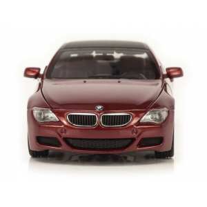 1/43 BMW M6 Coupe E63 2006 бордовый