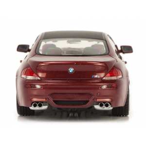 1/43 BMW M6 Coupe E63 2006 бордовый