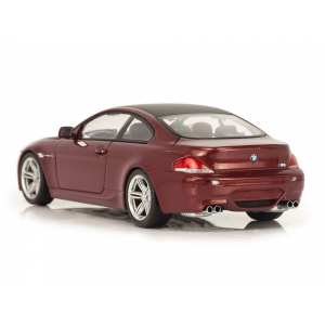 1/43 BMW M6 Coupe E63 2006 бордовый