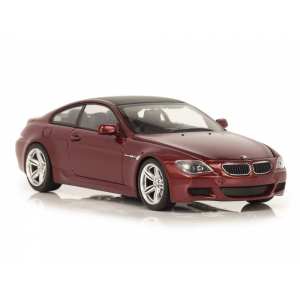 1/43 BMW M6 Coupe E63 2006 бордовый