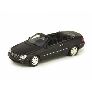 1/43 Mercedes-Benz CLK cabrio 2002 A209 FULDA матовый черный