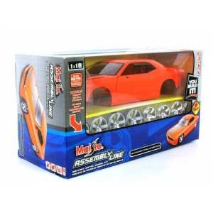 1/18 Dodge Challenger concept coupe оранжевый - модель для сборки