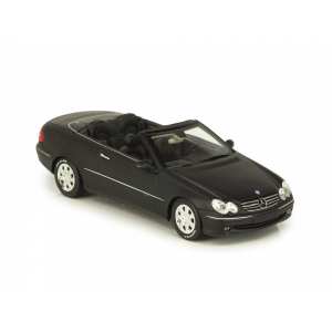 1/43 Mercedes-Benz CLK cabrio 2002 A209 FULDA матовый черный