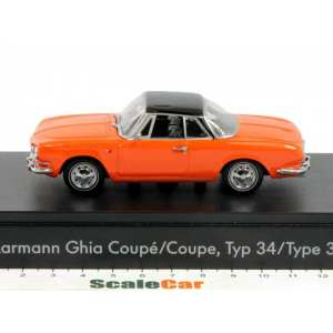 1/43 Volkswagen Karmann Ghia Coupe Type 34 1961 оранжевый