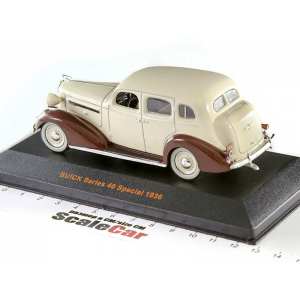 1/43 BUICK Series 40 Special 1936 бежевый/коричневый