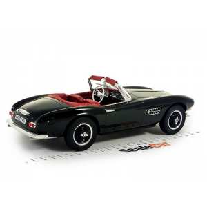 1/18 BMW 507 Roadster черный с красным салоном