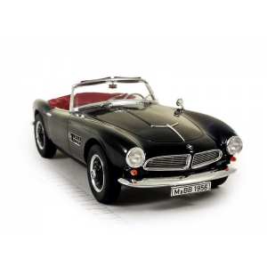 1/18 BMW 507 Roadster черный с красным салоном