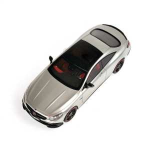 1/43 BRABUS 850 S63 AMG (Mercedes-Benz S-class Coupe C217) 2015 серебристо-серый