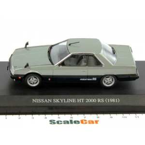 1/43 Nissan Skyline HT 2000RS 1981 KDR30 серебристый/черный