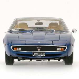 1/18 Maserati Ghibli Coupe 1969 синий металлик