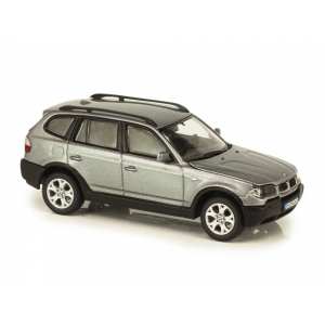 1/43 BMW X3 E83 серый металлик