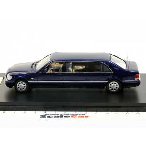 1/43 Mercedes-Benz S600 Pullmann W140 1998 темно-синий мет