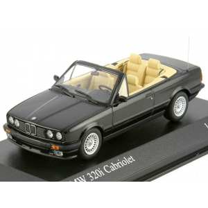 1/43 BMW 3-series Cabrio E30 1989 черный