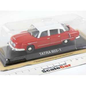 1/43 Tatra 603-1 красный с белым