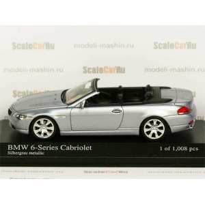1/43 BMW 6-SERIES CABRIOLET E64 2006 SILVER