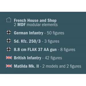 1/72 Миниатюра WWII: 1940 Battle Of Arras - RommelS Offensive - Battle Set