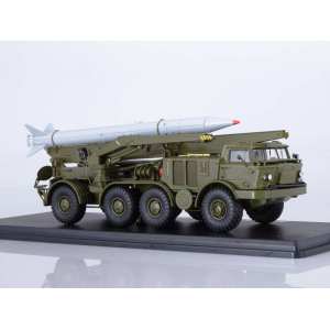 1/43 ЛУНА-М 9П113 с ракетой 9M21 на шасси ЗИЛ-135ЛМ хаки