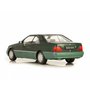 1/18 Mercedes-Benz 600SEC (S600 Coupe) C140 (W140) 1993 зеленый металлик