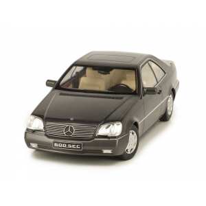 1/18 Mercedes-Benz 600SEC (S600 Coupe) C140 (W140) 1993 серый (антрацит)