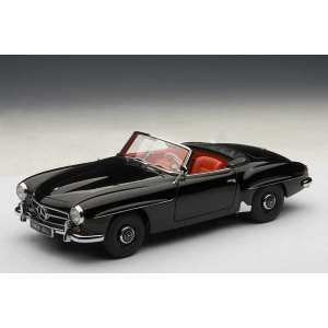 1/18 Mercedes-Benz 190SL W121 черный в комплекте со съемной крышей