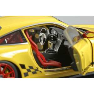 1/43 Porsche 911 (997) GT 3 RS (Yellow) [все открывается]