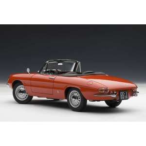 1/18 Alfa Romeo 1600 DUETTO SPIDER (RED) 1966 (WITHOUT TOP)