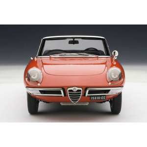 1/18 Alfa Romeo 1600 DUETTO SPIDER (RED) 1966 (WITHOUT TOP)