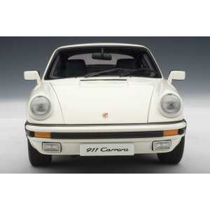 1/18 Porsche 911 CARRERA 1988 3.2 COUPE (WHITE)