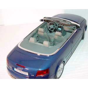1/18 Audi A4 Cabrio (B6) Facelift 2005 синий мет.