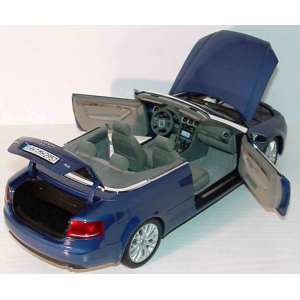 1/18 Audi A4 Cabrio (B6) Facelift 2005 синий мет.