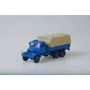 1/43 Praga V3S бортовой грузовик с тентом 6х6 1953 синий