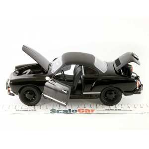 1/18 Volkswagen Karmann Ghia 1966 Black Bandit Collection черный